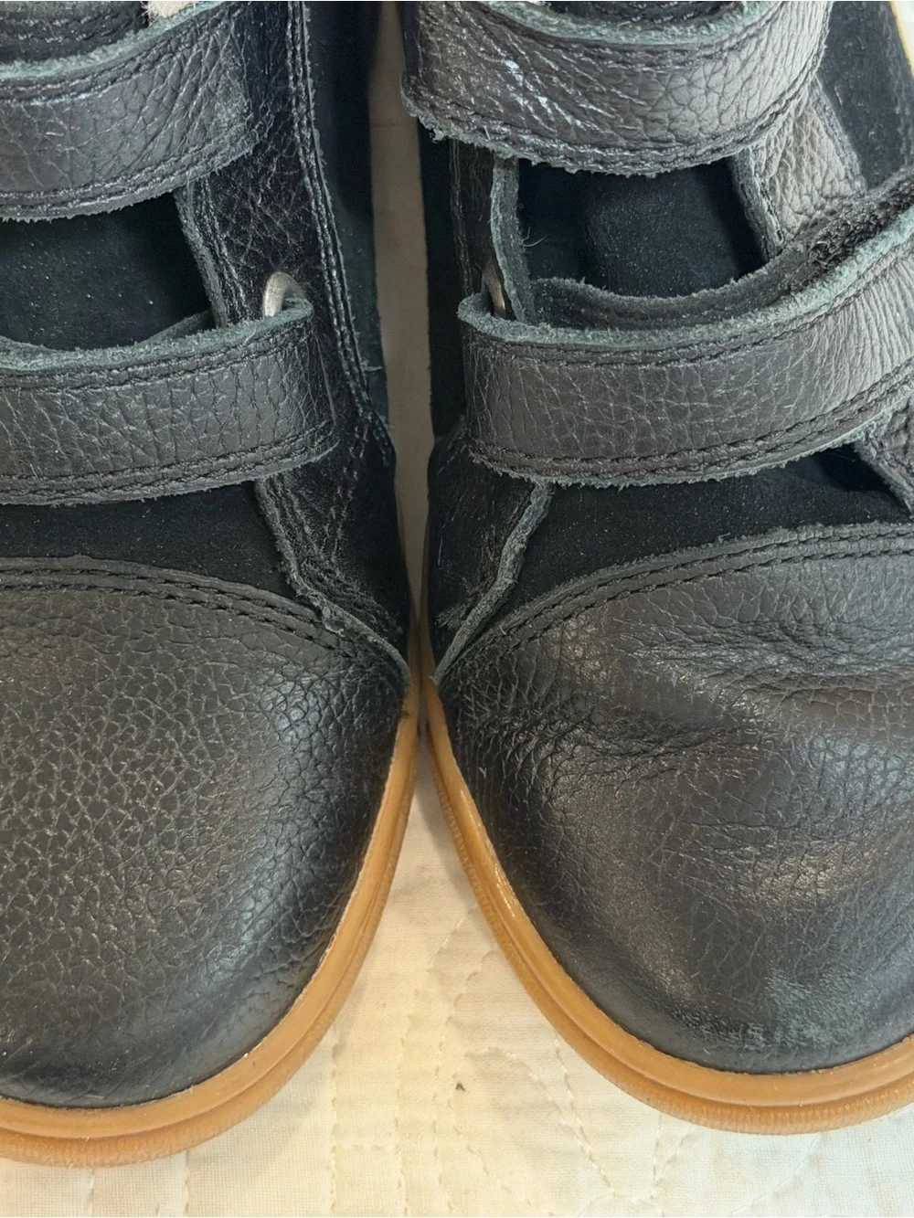 UGG Rennon II Style Boots Toddler Size 11 Black Hightop 1104989T HOOK & LOOP